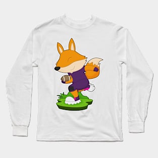 Fox American Football Sports Long Sleeve T-Shirt